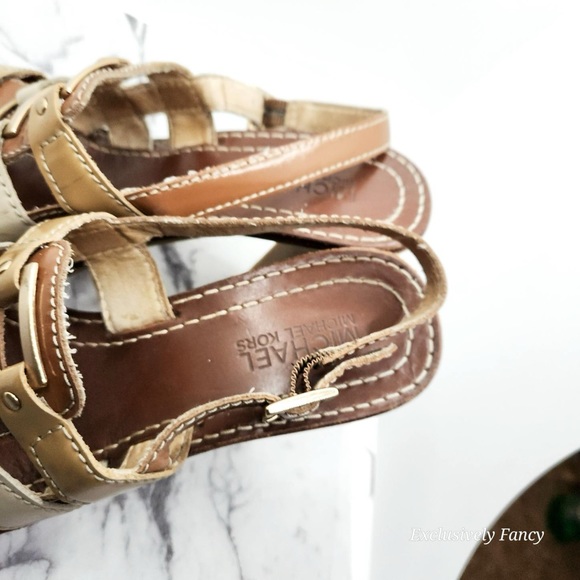 Michael Kors heels Y2K strappy heel sandals size 7 - Picture 5 of 7